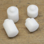 4 Füße für Körbe K 1001 MC / KT 3000 Z 2 Stück 12 mm