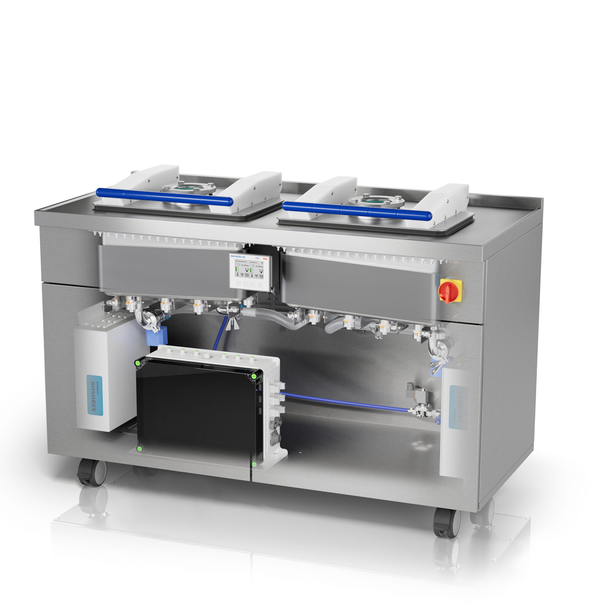 SONOREX CNp 28-2 L Doppelwannen-Ultraschallbad mit Leistungsregelung und gepulstem Vakuum - Afbeelding 3