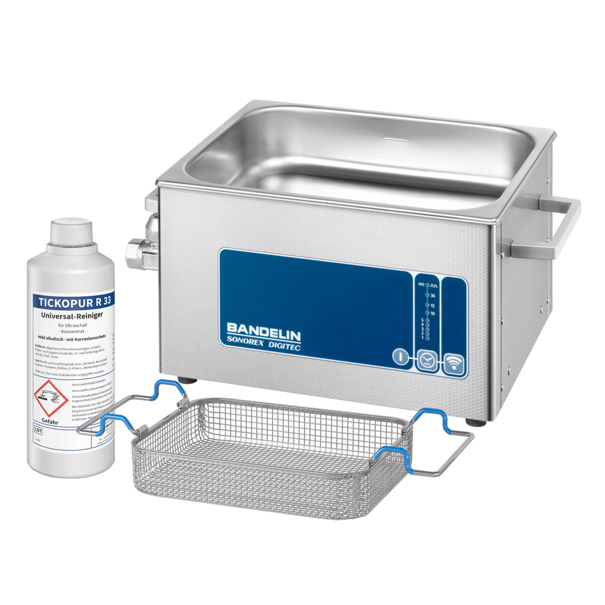 SONOREX DIGITEC DT 510 F Set Ultralydsbad Billede