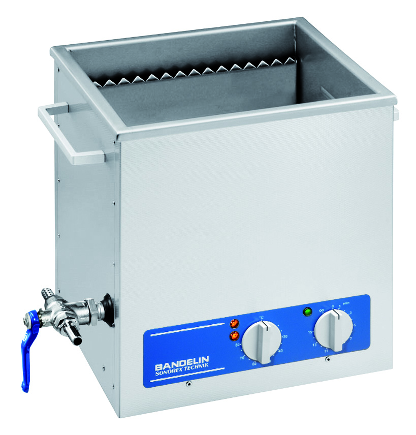 SONOREX TECHNIK RM 16.2 UH Ultraschallbad mit Überlauftasche und Heizung